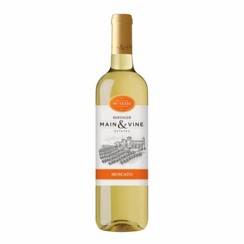 Beringer Main & Vine Moscato California White Wine Perspective: back