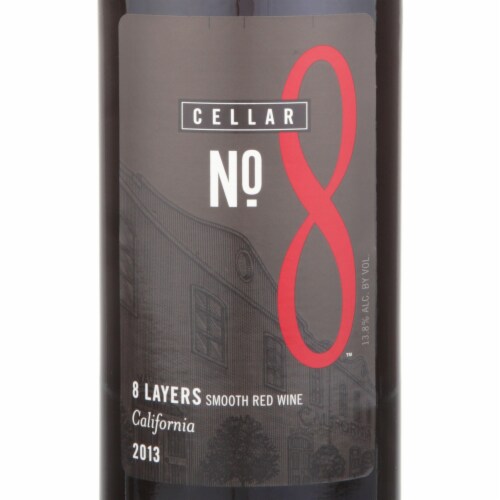 Cellar No. 8 California Red Blend Wine Perspective: back