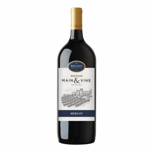 Beringer Main & Vine Merlot California Red Wine Perspective: back