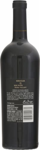 Beringer Napa Valley Quantum Red Wine 25.4 oz Perspective: back