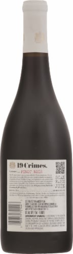 19 Crimes The Punishment Pinot Noir Red Wine Perspective: back