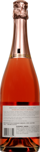 Beringer White Zinfandel Sparkling Wine Perspective: back