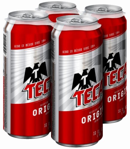 Tecate Original Mexican Lager Beer Perspective: back