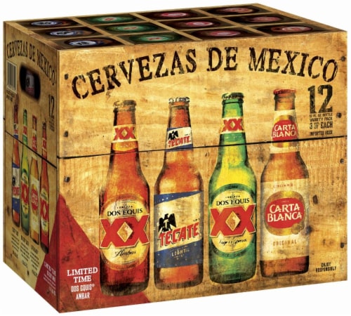 Cervezas De Mexico Beer Variety Pack Perspective: back