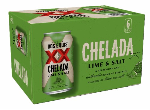 Dos Equis® Lime & Salt Mexican Lager Craft Beer Perspective: back