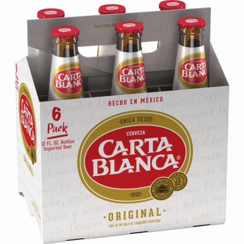 Carta Blanca Original Imported Beer Perspective: back