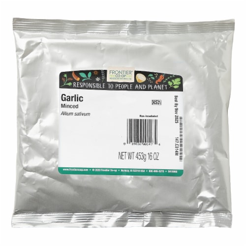 Frontier Herb Minced Garlic Perspective: back
