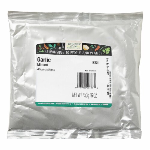 Frontier Herb Minced Garlic Perspective: back