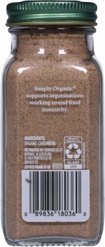 Simply Organic® Cardamom Perspective: back