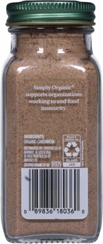 Simply Organic® Cardamom Perspective: back