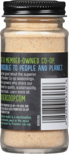 Frontier Organic Garlic Granules Perspective: back