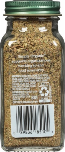 Simply Organic® All-Purpose Seasoning Perspective: back