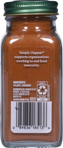 Simply Organic Cinnamon Perspective: back