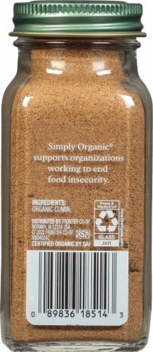 Simply Organic® Cumin Perspective: back