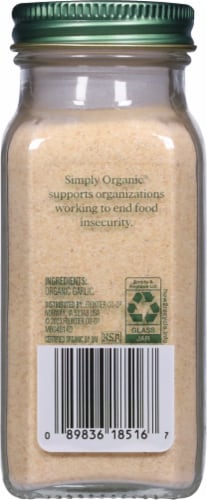 Simply Organic® Garlic Powder Perspective: back