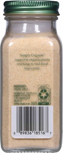 Simply Organic® Garlic Powder Perspective: back