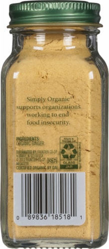 Simply Organic® Ginger Perspective: back