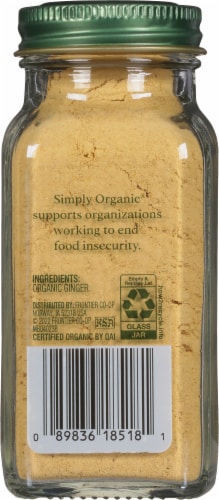 Simply Organic Ginger Root, Ground 1.64 oz.