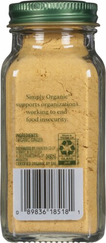 Simply Organic® Ginger Perspective: back