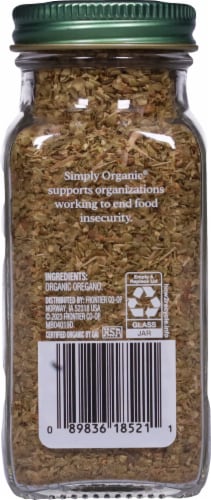 Simply Organic® Oregano Perspective: back