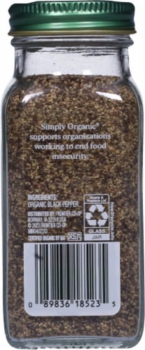 Simply Organic® Black Pepper Perspective: back