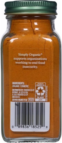 Simply Organic Turmeric Perspective: back