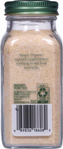 Simply Organic® Onion Powder Perspective: back