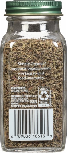 Simply Organic Thyme Perspective: back