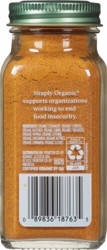 Simply Organic® Curry Powder Perspective: back