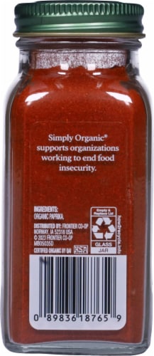 Simply Organic® Paprika Perspective: back