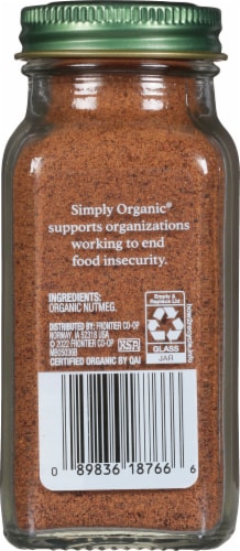 Simply Organic® Ground Nutmeg Perspective: back