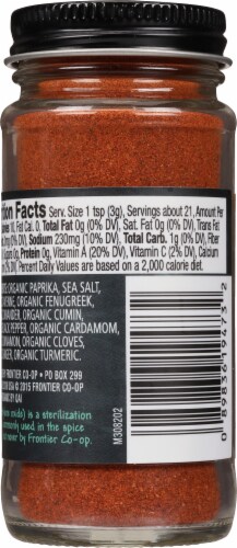Frontier Organic Brebere Seasoning Perspective: back
