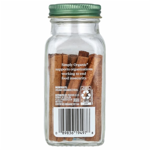Simply Organic Cinnamon Sticks Perspective: back