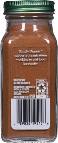 Simply Organic Ceylon Cinnamon Perspective: back