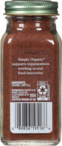 Simply Organic® Chipotle Powder Perspective: back