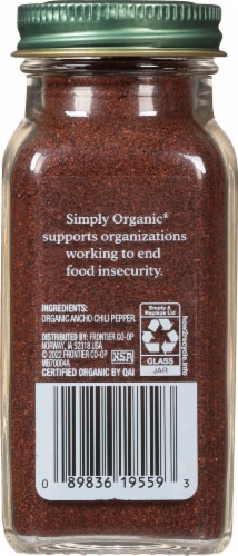 Simply Organic® Ancho Chili Powder Perspective: back