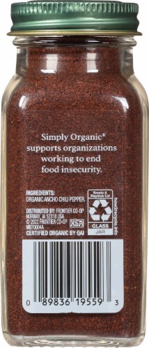 Simply Organic® Ancho Chili Powder Perspective: back