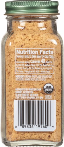 Simply Organic® Nutritional Yeast Perspective: back