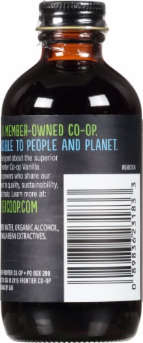 Frontier Organic Vanilla Extract Perspective: back