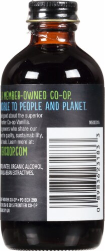 Frontier Organic Vanilla Extract Perspective: back