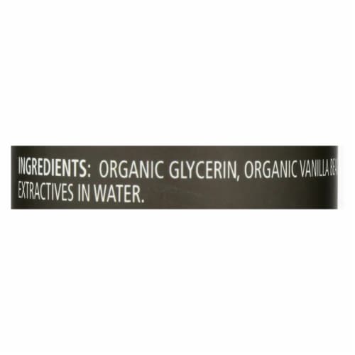 Frontier Herb Vanilla Flavoring - Organic - 2 oz Perspective: back