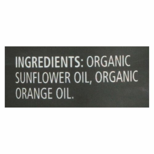 Frontier Orange Flavor CERTIFIED ORGANIC 2 fl. oz. Bottle (a) Perspective: back