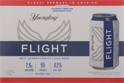 Yuengling® Flight Light Craft Beer Perspective: back