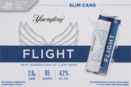 Yuengling Flight Light Beer Cans Perspective: back