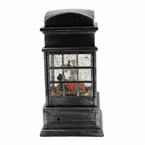 Halloween LED Swirl Skeleton Phone Plastic Booth Halloween Skulls 134943 Perspective: back