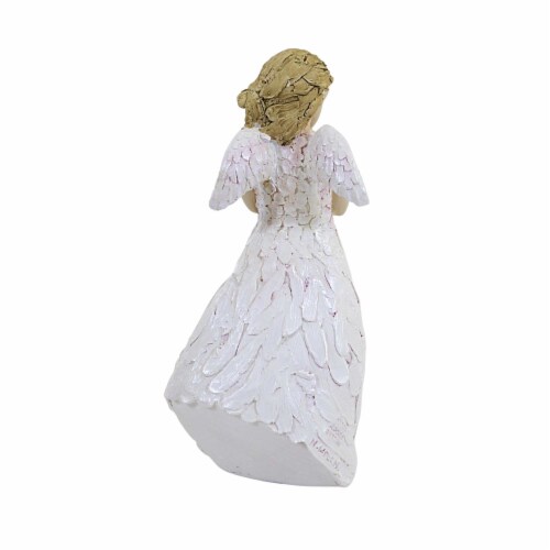 Religious Angel Of Strength Polyresin Strength Cross 13346 Perspective: back