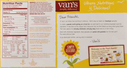Van's Homestyle Pancakes - 8 ct Perspective: back