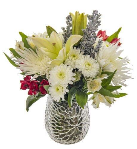 Decorative Vase Floral Arrangment Perspective: back