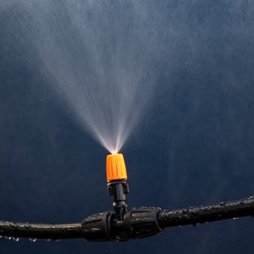 JumpKing Universal Backyard Trampoline Outdoor Water Park Sprinkler Mist Sprayer Perspective: back