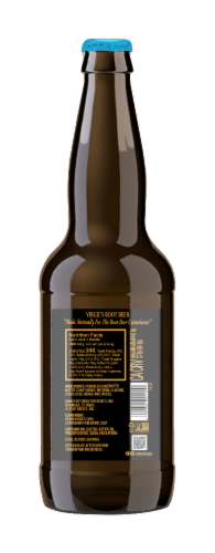 Virgil's® Bavarian Nutmeg Root Beer Bottle Perspective: back